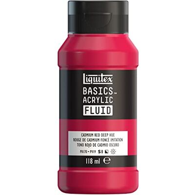 Liquitex Basics - Cadmium Red Deep Hue - 118ml - Acrylic paint Liquitex Basics - Cadmium Red Deep Hue - 118ml - Acrylic paint