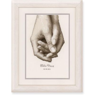 Vervaco Point De Croix Compté Kit Tableau Complet Set MAIN DANS LA MAIN De Broderie Loisir Créatif Maison Decoration Cadeau DIYca. 17 x 25 cm Counted Cross Stitch Embroidery Vervaco Point De Croix Compté Kit Tableau Complet Set MAIN DANS LA MAIN De Broderie Loisir Créatif Maison Decoration Cadeau DIYca. 17 x 25 cm Counted Cross Stitch Embroidery