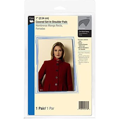 Dritz Épaulettes recouvertes de 2,5 cm, 2/Pkg-Noir, 2,54 cm Dritz Épaulettes recouvertes de 2,5 cm, 2/Pkg-Noir, 2,54 cm