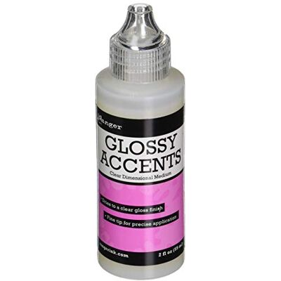 RANGER INK Ranger GAC17042 Glossy Accents Vernis Plastique Transparent 59 ml RANGER INK Ranger GAC17042 Glossy Accents Vernis Plastique Transparent 59 ml