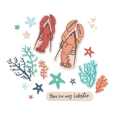 Sizzix Framelits Lot de matrices de découpe You're My Lobster Multicolore Taille unique Sizzix Framelits Lot de matrices de découpe You're My Lobster Multicolore Taille unique