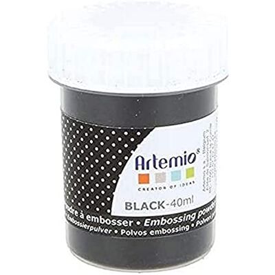 Artemio Poudre à Embosser Noir 40 ML Artemio Poudre à Embosser Noir 40 ML