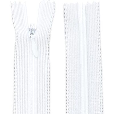 AERZETIX C61929 Lot de 10 fermetures à glissière invisibles 65 cm Non séparables Fermeture éclair Couleur Blanc Maroquinerie Jeans Pantalon Robe Jupe Vêtements Couture AERZETIX C61929 Lot de 10 fermetures à glissière invisibles 65 cm Non séparables Fermeture éclair Couleur Blanc Maroquinerie Jeans Pantalon Robe Jupe Vêtements Couture
