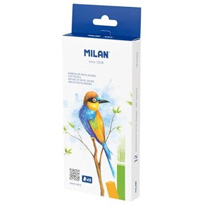 Milan Ensemble 12 Craies de Pastel - Type Pastel Milan Ensemble 12 Craies de Pastel - Type Pastel
