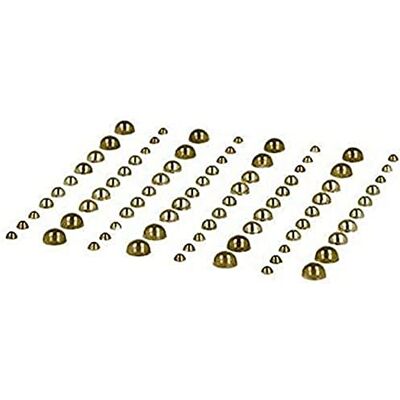 Artemio Set de 80 Perles Adhésives, Plastique, Or, 10 x 0,3 x 12,5 cm 11060308 Artemio Set de 80 Perles Adhésives, Plastique, Or, 10 x 0,3 x 12,5 cm 11060308