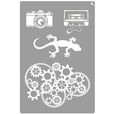 La Pajarita Pochoir Stencil St-10 Indie 20X30 CM Nœud papillon Spécial Pour Peinture et Tissu La Pajarita Pochoir Stencil St-10 Indie 20X30 CM Nœud papillon Spécial Pour Peinture et Tissu