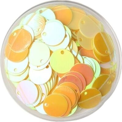 WEOKDFHA Paillettes en plastique PVC 10/15/20/25/30 mm Paillettes rondes et plates en PVC Pour couture, loisirs créatifs 50 g Pour bricolage de vêtements (jaune AB, 30 mm) WEOKDFHA Paillettes en plastique PVC 10/15/20/25/30 mm Paillettes rondes et plates en PVC Pour couture, loisirs créatifs 50 g Pour bricolage de vêtements (jaune AB, 30 mm)