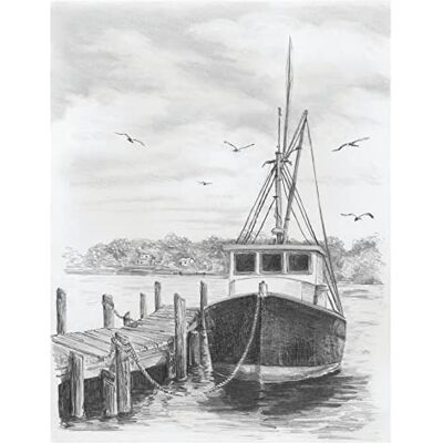 Pracht Creatives Hobby 4676-28041 Esquisse facile bateau Pracht Creatives Hobby 4676-28041 Esquisse facile bateau