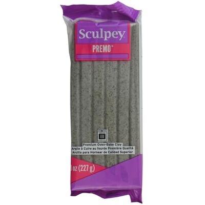 Sculpey Premo Polymer Clay 8oz-Gray Granite Sculpey Premo Polymer Clay 8oz-Gray Granite