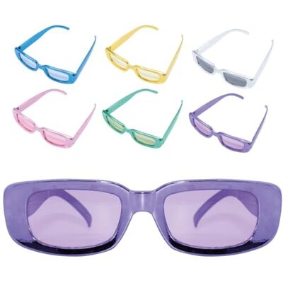 P'tit Clown 10888 Lunettes Plastique Paillettes Rectangle Coloris Aléatoire P'tit Clown 10888 Lunettes Plastique Paillettes Rectangle Coloris Aléatoire