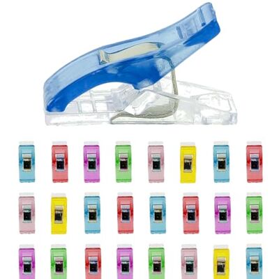 Westcott Lot de 60 mini pinces à coudre colorées en plastique avec ressort en métal, couleurs assorties, 27 x 10 mm, E-11000 00, jaune, vert, bleu, rose, violet Westcott Lot de 60 mini pinces à coudre colorées en plastique avec ressort en métal, couleurs assorties, 27 x 10 mm, E-11000 00, jaune, vert, bleu, rose, violet