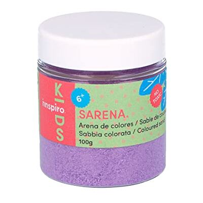 INNSPIRO Sable de couleur violette 100 g, pour décoration et travaux manuels INNSPIRO Sable de couleur violette 100 g, pour décoration et travaux manuels