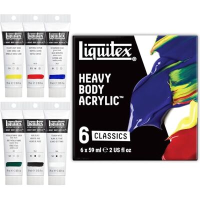 Liquitex Professional Acrylique Heavy Body Set Classique 6X59ml Liquitex Professional Acrylique Heavy Body Set Classique 6X59ml