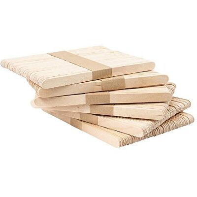 Ideen mit Herz Lot de 300 Baguettes et Spatules en Bois 14 cm x 1 cm Idéal pour Travaux Manuels, Cirage et Glaces Maison Ideen mit Herz Lot de 300 Baguettes et Spatules en Bois 14 cm x 1 cm Idéal pour Travaux Manuels, Cirage et Glaces Maison