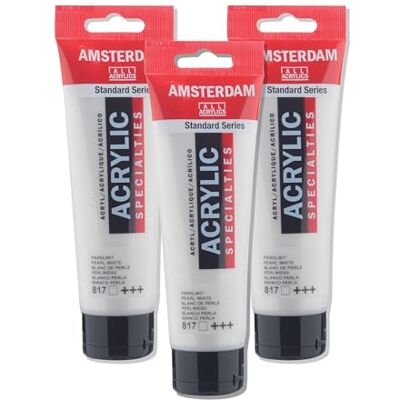 Amsterdam Standard Series Acrylique Tube 120 ml Blanc de Perle 817 Amsterdam Standard Series Acrylique Tube 120 ml Blanc de Perle 817