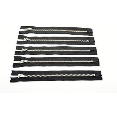 Fermeture éclair en métal Trimz RVM6 - 22 cm - Noir Fermeture éclair en métal Trimz RVM6 - 22 cm - Noir