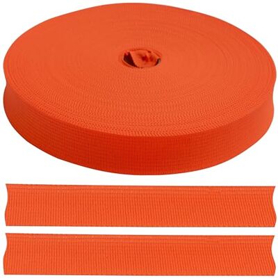 AERZETIX C77541 Rouleau de ruban gallon en polyester 50 mètres x 20 mm Couleur orange passementerie Vêtements Coussins matelassés AERZETIX C77541 Rouleau de ruban gallon en polyester 50 mètres x 20 mm Couleur orange passementerie Vêtements Coussins matelassés