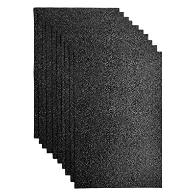 Jtnohx Lot de 10 feuilles de feutre à paillettes solides carrées pour loisirs créatifs, loisirs créatifs, fêtes, fêtes, projets de fête, 20 x 30 cm (noir) Jtnohx Lot de 10 feuilles de feutre à paillettes solides carrées pour loisirs créatifs, loisirs créatifs, fêtes, fêtes, projets de fête, 20 x 30 cm (noir)