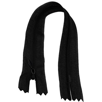AERZETIX C60804 Lot de 10 Fermetures éclair Invisibles 22 cm Non-séparables Fermeture à glissière crémaillère Couleur Noir Maroquinerie Jean Pantalon Robe Jupe Curseur Couture vêtement AERZETIX C60804 Lot de 10 Fermetures éclair Invisibles 22 cm Non-séparables Fermeture à glissière crémaillère Couleur Noir Maroquinerie Jean Pantalon Robe Jupe Curseur Couture vêtement