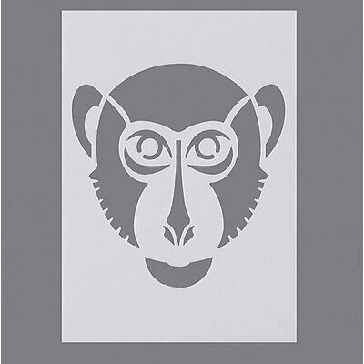 Efco Pochoir Macaque en 1 Design, en Plastique, Transparent, A5 Efco Pochoir Macaque en 1 Design, en Plastique, Transparent, A5