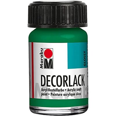 Marabu Decorlack 11300039067 – Vernis acrylique brillant à base d'eau, résistant aux intempéries, à la salive pour peindre, modeler et pour technique de serviettage Marabu Decorlack 11300039067 – Vernis acrylique brillant à base d'eau, résistant aux intempéries, à la salive pour peindre, modeler et pour technique de serviettage