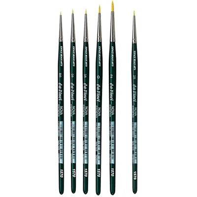 DAVINCI ESPACE BEAUX ARTS da Vinci Qualité Aquarelle Set de pinceaux Nova Synthétique 1570 Series 0/10, 0/5,0/2, 0/3, 0, 2 DAVINCI ESPACE BEAUX ARTS da Vinci Qualité Aquarelle Set de pinceaux Nova Synthétique 1570 Series 0/10, 0/5,0/2, 0/3, 0, 2