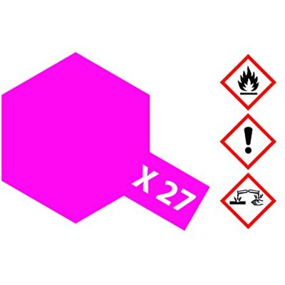 Tamiya Peinture acrylique rouge translucide X27 Tamiya Peinture acrylique rouge translucide X27