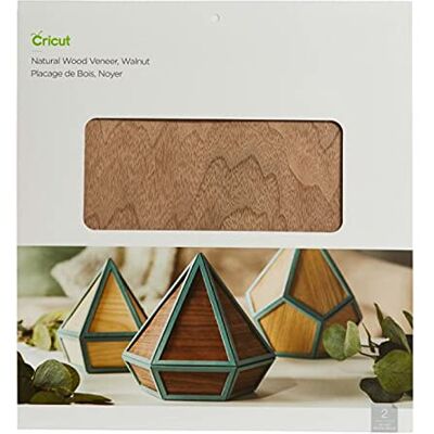 Cricut Placage en bois naturel Noyer 30,5 cm x 30,5 cm Lot de 2 machines Explore and Maker Nécessite une lame à pointe profonde, marron, (2007069) Cricut Placage en bois naturel Noyer 30,5 cm x 30,5 cm Lot de 2 machines Explore and Maker Nécessite une lame à pointe profonde, marron, (2007069)