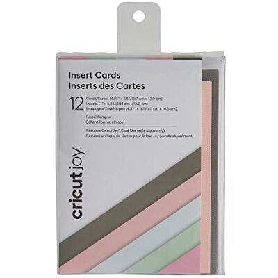 Cricut 2007257 Cartes d'insert, pastel, pour Joy Cricut 2007257 Cartes d'insert, pastel, pour Joy