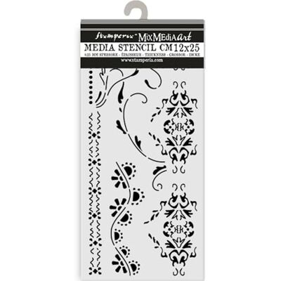 Stamperia Pochoirs épais pour scrapbooking, albums, cartes, bullet journaux, etc. Matériau flexible, facile à nettoyer, parfait pour les loisirs, les travaux manuels et les cadeaux (vieille dentelle – Stamperia Pochoirs épais pour scrapbooking, albums, cartes, bullet journaux, etc. Matériau flexible, facile à nettoyer, parfait pour les loisirs, les travaux manuels et les cadeaux (vieille dentelle –
