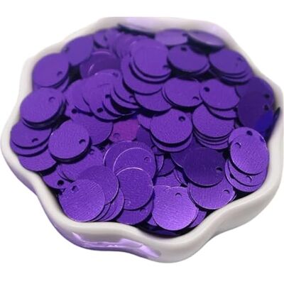 ZYAGH Paillettes plus grandes de 10, 15, 20, 25, 30 mm, en PVC, plates, rondes, en vrac, accessoires de couture, loisirs créatifs, accessoires pour vêtements (violet foncé, 25 mm, 50 g, 300 pièces) ZYAGH Paillettes plus grandes de 10, 15, 20, 25, 30 mm, en PVC, plates, rondes, en vrac, accessoires de couture, loisirs créatifs, accessoires pour vêtements (violet foncé, 25 mm, 50 g, 300 pièces)