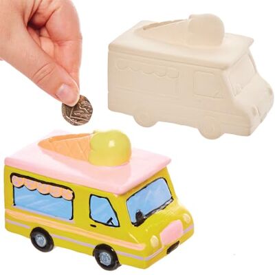 Baker Ross FX708 Van de crème glacée en céramique Lot de 2, Kits de peinture en céramique pour Kits de loisirs créatifs Baker Ross FX708 Van de crème glacée en céramique Lot de 2, Kits de peinture en céramique pour Kits de loisirs créatifs
