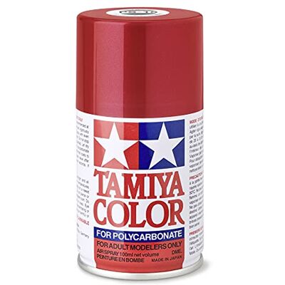Tamiya 86015 PS-15 Peinture en spray pour le modélisme et les accessoires de bricolage Rouge métallisé 100 ml Pour modélisme Tamiya 86015 PS-15 Peinture en spray pour le modélisme et les accessoires de bricolage Rouge métallisé 100 ml Pour modélisme