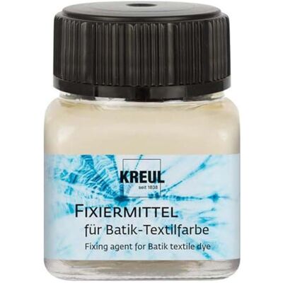 KREUL 98553 Fixateur pour Couleurs Textiles Batik, 20 ML, améliore la résistance au Lavage KREUL 98553 Fixateur pour Couleurs Textiles Batik, 20 ML, améliore la résistance au Lavage