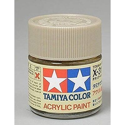 Tamiya 81031 X-31 Titanium Gold brillant 23 ml Peinture de peinture pour modélisme en plastique, modélisme et accessoires de bricolage Couleur pour le modélisme Tamiya 81031 X-31 Titanium Gold brillant 23 ml Peinture de peinture pour modélisme en plastique, modélisme et accessoires de bricolage Couleur pour le modélisme