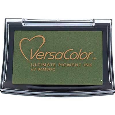 Tsukineko Versacolor Tampon encreur d’Encre pigmentée Bamboo Tsukineko Versacolor Tampon encreur d’Encre pigmentée Bamboo