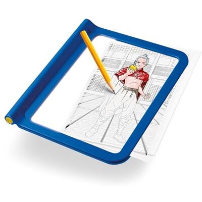 KIDYWOLF K-DRAW PRO Manga Tablette Lumineuse Enfant Rechargeable Kit Dessin avec 13 Modèles & 4 Feutres Néon KIDYWOLF K-DRAW PRO Manga Tablette Lumineuse Enfant Rechargeable Kit Dessin avec 13 Modèles & 4 Feutres Néon