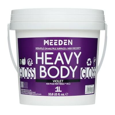 MEEDEN Peinture acrylique violet oriental : 1 l Finition brillante Peintures épaisses non toxiques pour toile, artisanat, bois, métal, plastique, mur MEEDEN Peinture acrylique violet oriental : 1 l Finition brillante Peintures épaisses non toxiques pour toile, artisanat, bois, métal, plastique, mur