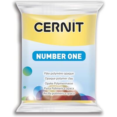 Cernit PÂTE POLYMÈRE N°1 56 G JAUNE Cernit PÂTE POLYMÈRE N°1 56 G JAUNE