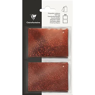 Clairefontaine 617071C Lot de 5 étiquettes à paillettes idéales pour les cadeaux + 5 étiquettes avec effets holographiques 1 lot de 5 étiquettes rouges Clairefontaine 617071C Lot de 5 étiquettes à paillettes idéales pour les cadeaux + 5 étiquettes avec effets holographiques 1 lot de 5 étiquettes rouges