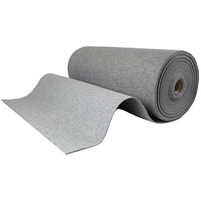 tukan-tex Feutre de poche, 0,5 mètre courant, vendu au mètre, 4 mm d'épaisseur, 1 m de large, imprégné (gris clair) tukan-tex Feutre de poche, 0,5 mètre courant, vendu au mètre, 4 mm d'épaisseur, 1 m de large, imprégné (gris clair)