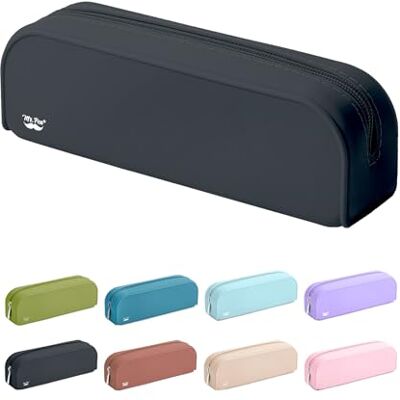 Mr. Pen Trousse à crayons en silicone, trousse esthétique pour femme, trousse de maquillage, pochette multifonctionnelle pour papeterie, cosmétiques et articles électriques Mr. Pen Trousse à crayons en silicone, trousse esthétique pour femme, trousse de maquillage, pochette multifonctionnelle pour papeterie, cosmétiques et articles électriques