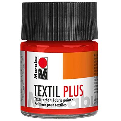 Marabu Textil Plus Zinnoberrot Clair 030 50 ML Marabu Textil Plus Zinnoberrot Clair 030 50 ML