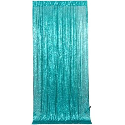 GMVZGQW Lot de 2 rideaux de fond à paillettes pour cérémonie de mariage Doré foncé 120 x 300 cm GMVZGQW Lot de 2 rideaux de fond à paillettes pour cérémonie de mariage Doré foncé 120 x 300 cm
