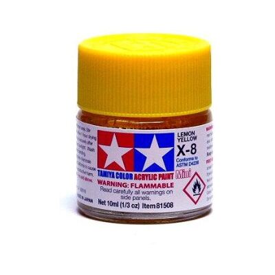 RCECHO ® Tamiya Lot de 2 peintures acryliques X-8 Jaune citron net 10 ml 81508 CA402 174 Version complète Apps Edition RCECHO ® Tamiya Lot de 2 peintures acryliques X-8 Jaune citron net 10 ml 81508 CA402 174 Version complète Apps Edition