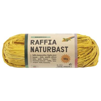 Folia raffia donkergeel Folia raffia donkergeel