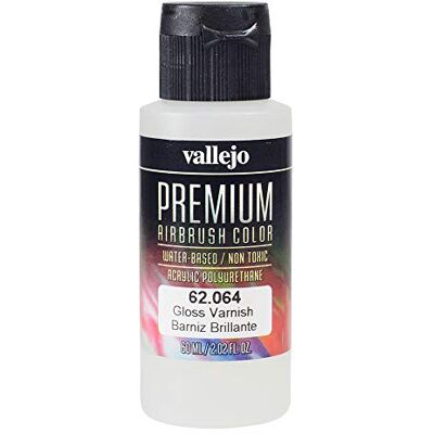 Vallejo AV - Peinture Aérographe de qualité supérieure 60 ml Vernis brillant Vallejo AV - Peinture Aérographe de qualité supérieure 60 ml Vernis brillant