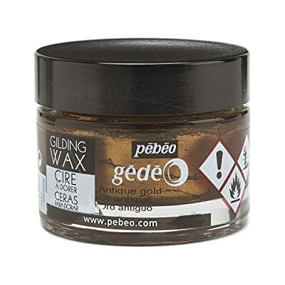 PEBEO Pébéo 766509 Cire à dorer-Or Antique 30 ML, 30ml PEBEO Pébéo 766509 Cire à dorer-Or Antique 30 ML, 30ml