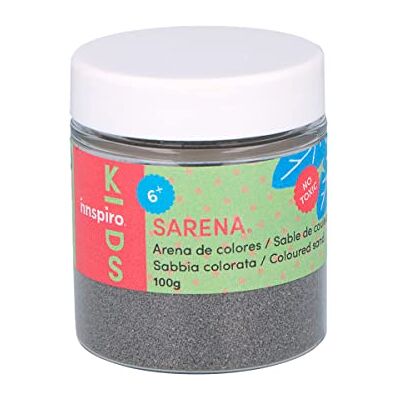 INNSPIRO Sable coloré argenté 100 g, pour décoration et travaux manuels INNSPIRO Sable coloré argenté 100 g, pour décoration et travaux manuels