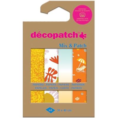 décopatch DP034C Une Pochette de 4 Feuilles Dimensions : 30 x 40 cm Papiers imprimé, Motifs enfants Mix & Patch A partir de 5 ans, DIY, création, rénovation, activité créative décopatch DP034C Une Pochette de 4 Feuilles Dimensions : 30 x 40 cm Papiers imprimé, Motifs enfants Mix & Patch A partir de 5 ans, DIY, création, rénovation, activité créative